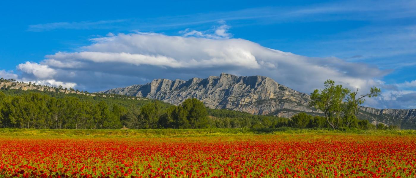 Sainte-Victoire Mountain near Aix-en-Provence